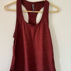 Vuori Women’s Medium Lux Performance Racerback Tank Top Red